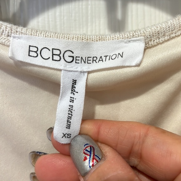 BCBGeneration Cream Dress in XS - Picture 3 of 3